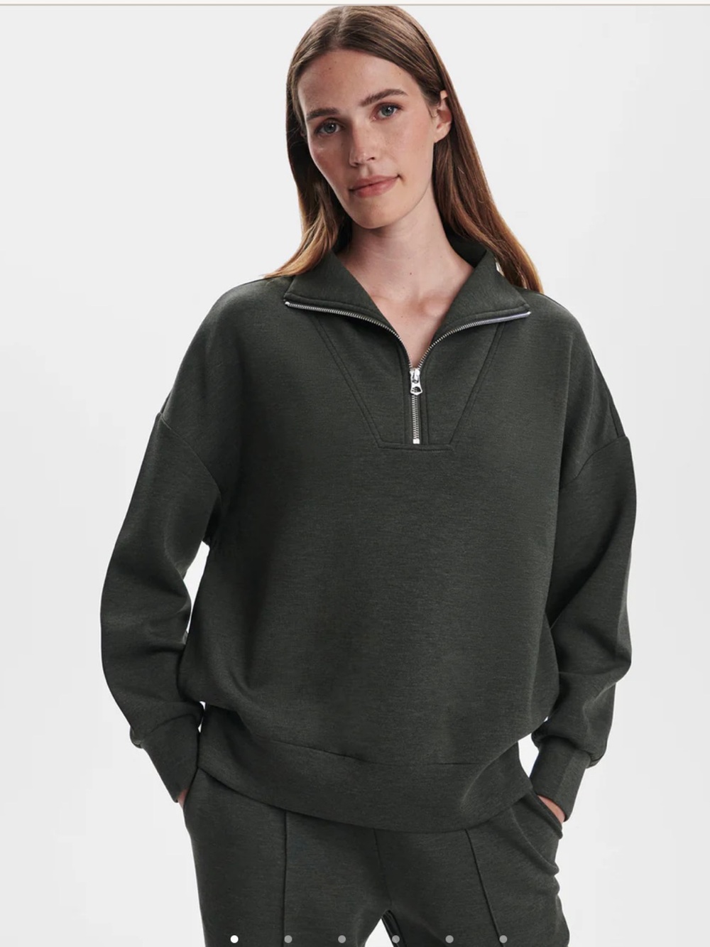 NWT VARLEY Hawley Half-Zip Sweat